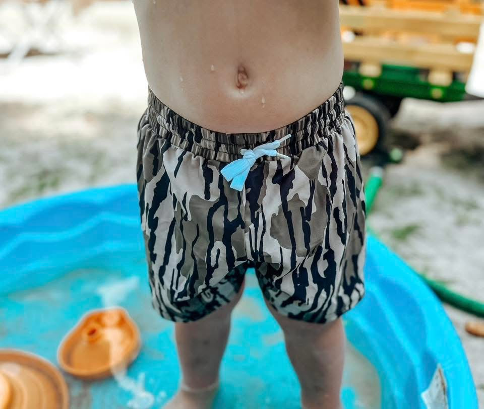 B-Land Camo Swim Trunks