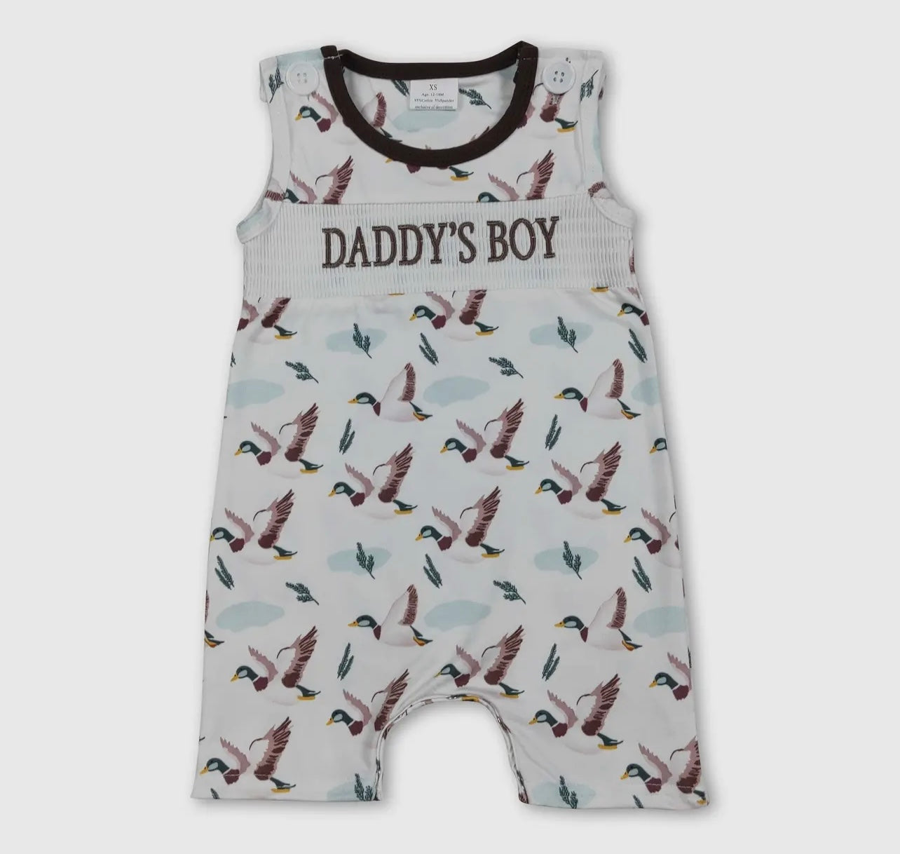 Daddy’s Boy Duck Romper
